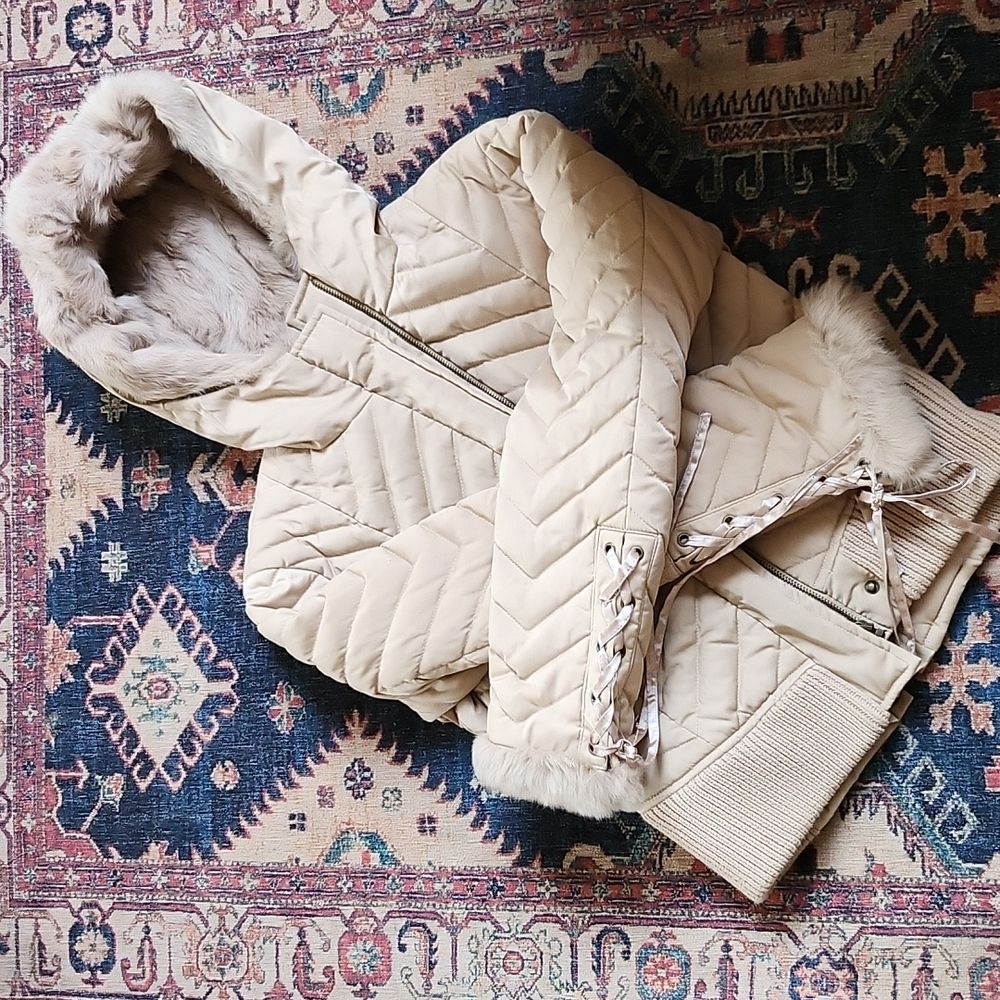 Bebe Coat - Down and Rabbit